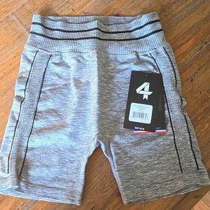 Fourlaps womens aero seamless short 5" Heather grey xs/s